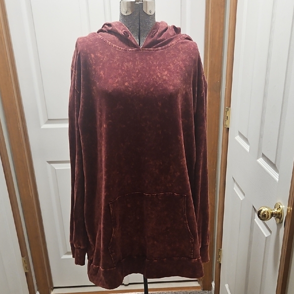 Zenana Signature Tops - Zenana Distressed Hoodie